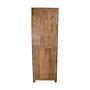 Vitrine mit Tür Mangoholz Glas 3