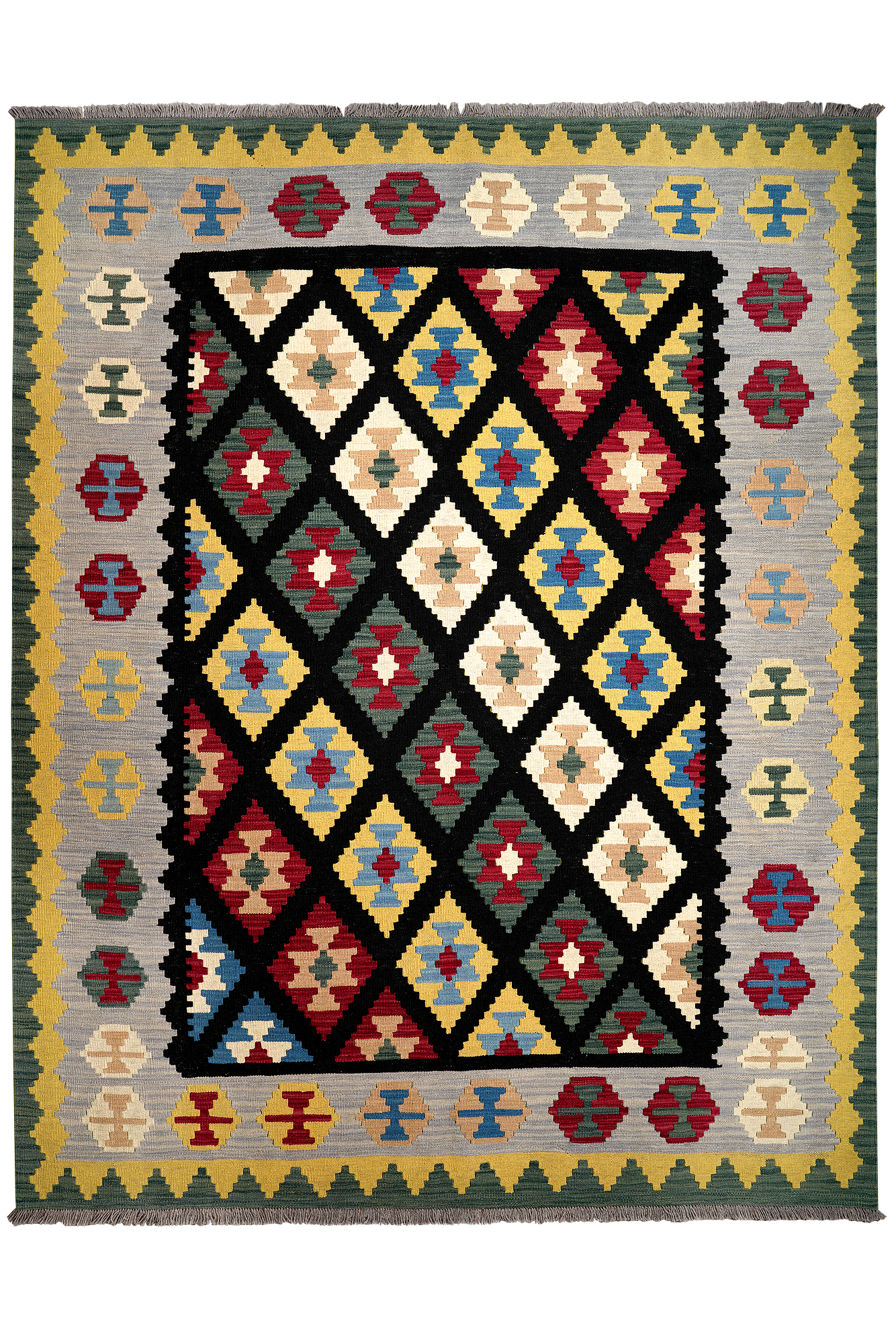 Kelim Gashgai Wool Multicolored 0