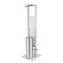 WC set Rivalta II stainless steel silver 3