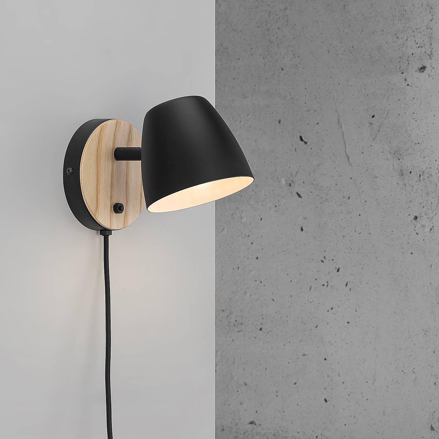 Wandleuchte Theo Stahl Holz 2
