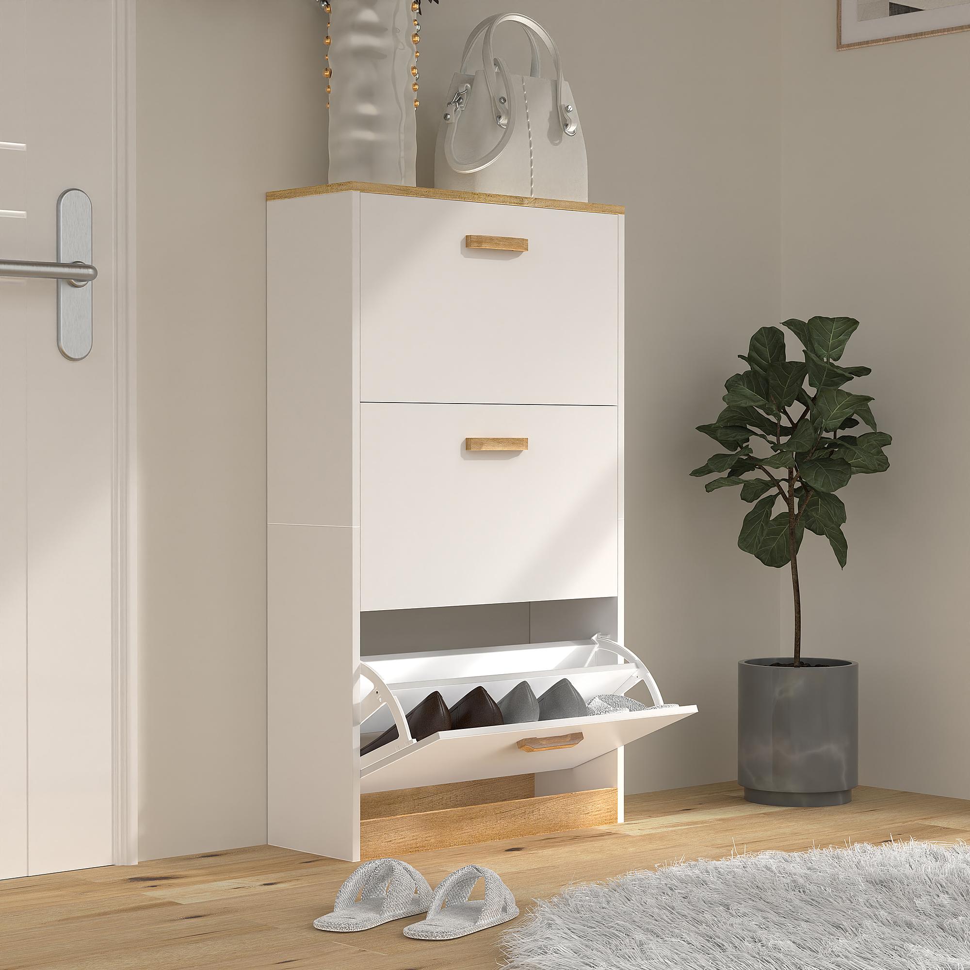 Shoe Cabinet Halom White 3