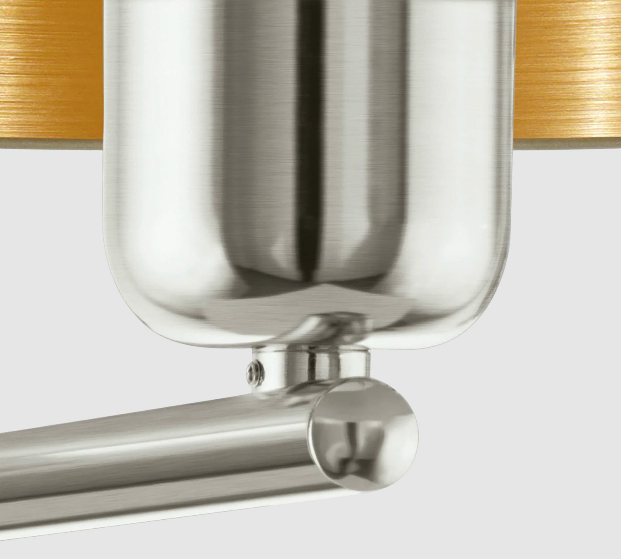 Wall lamp mixed fabric steel 1-light 3