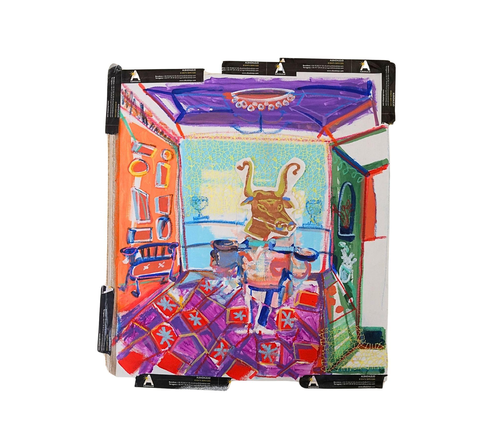 La Sala de Heka Kunstdruck Mehrfarbig 1