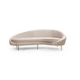 Sofa 3-Sitzer Textil Beige 5