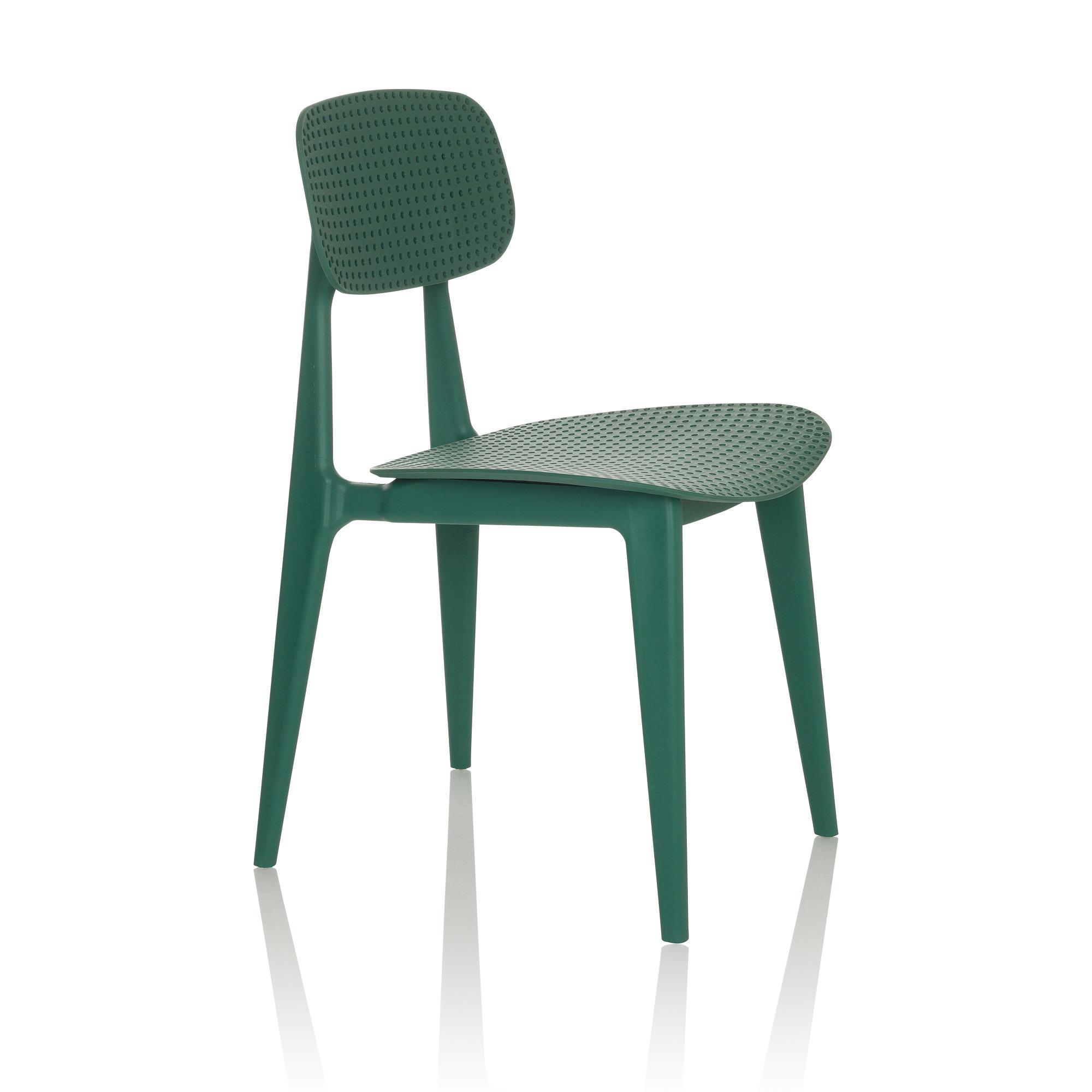 ARTIFO HOL Stackable chair Plastic Green 3