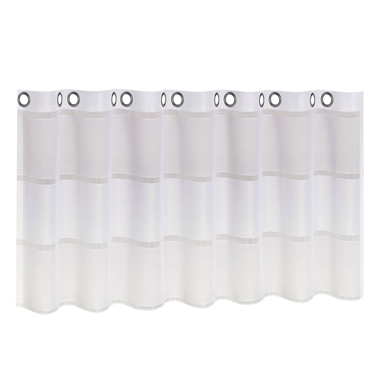 Scheibengardine Laura Webstoff Creme 0