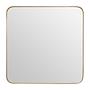 Tia Kleine Goldfinish Quadratische Wandspiegel
 4