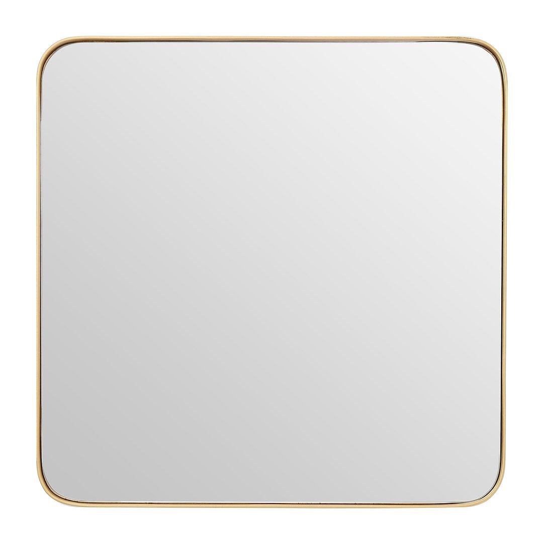 Tia Kleine Goldfinish Quadratische Wandspiegel
 4