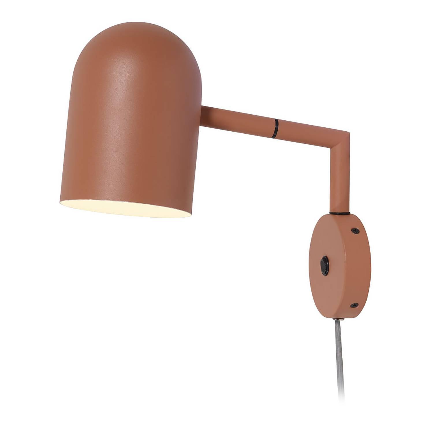 1-Flammig Wandleuchte Marseille Eisen Terracotta 1