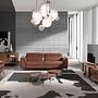 TV Lowboard 3219 with interior lighting Brown 3