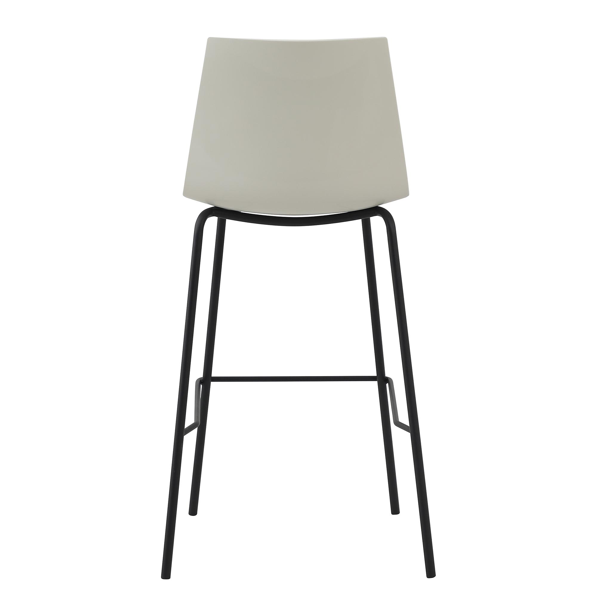 Bar stool ALLEEN Set of 2 White 4