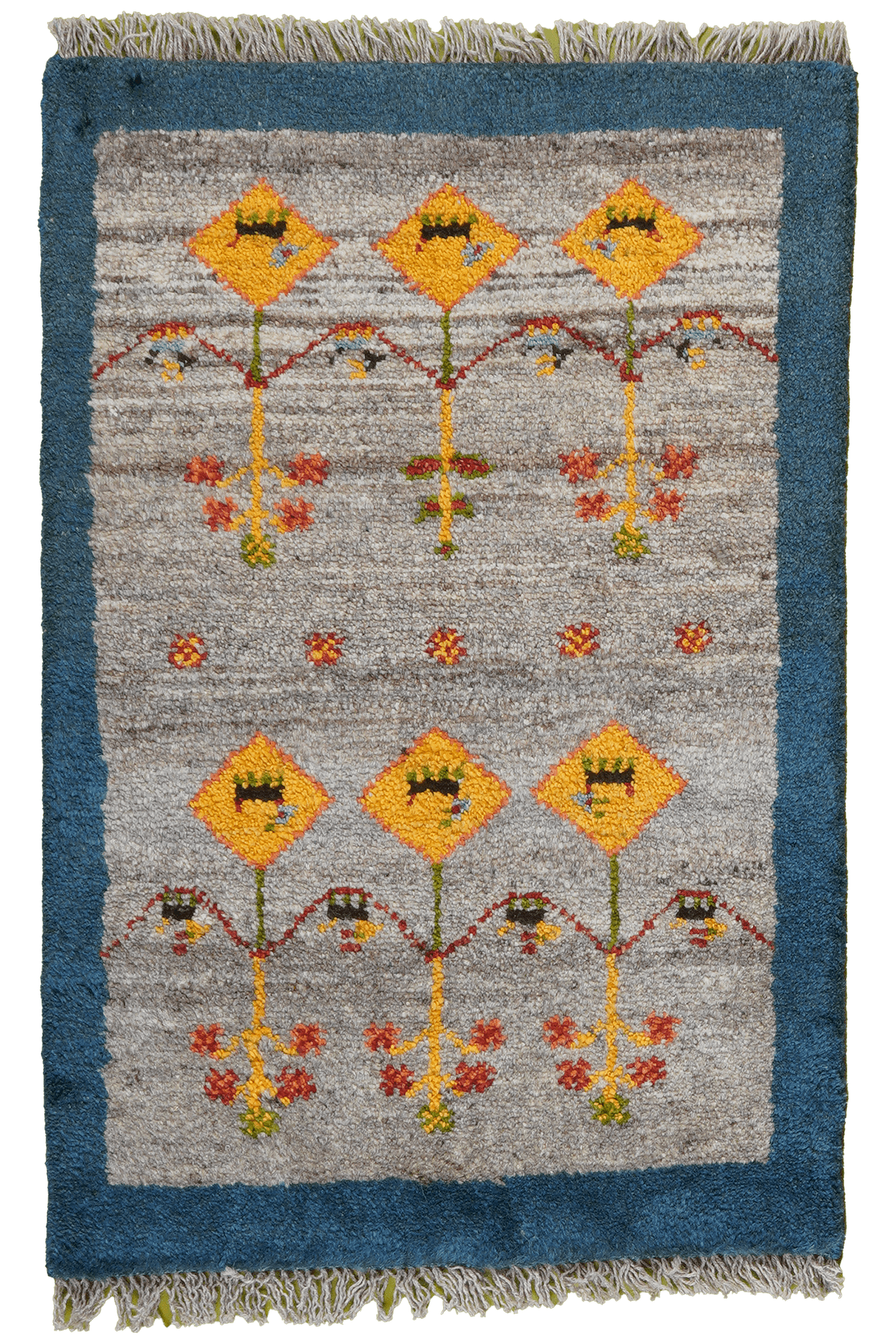 Gabbeh rug wool grey 0