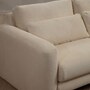 Sofa Récamiere Rechts Polyester Holz Creme 2