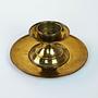 Brass candlestick with foot 1960s 1