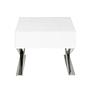 7007 Nightstand Chrome-plated steel White 5