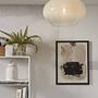 Ceiling Light Bologna 1-Light Frosted Glass White 2