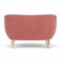 Herman Sofa 2-Sitzer Velour Lux Vintage Rosa 3