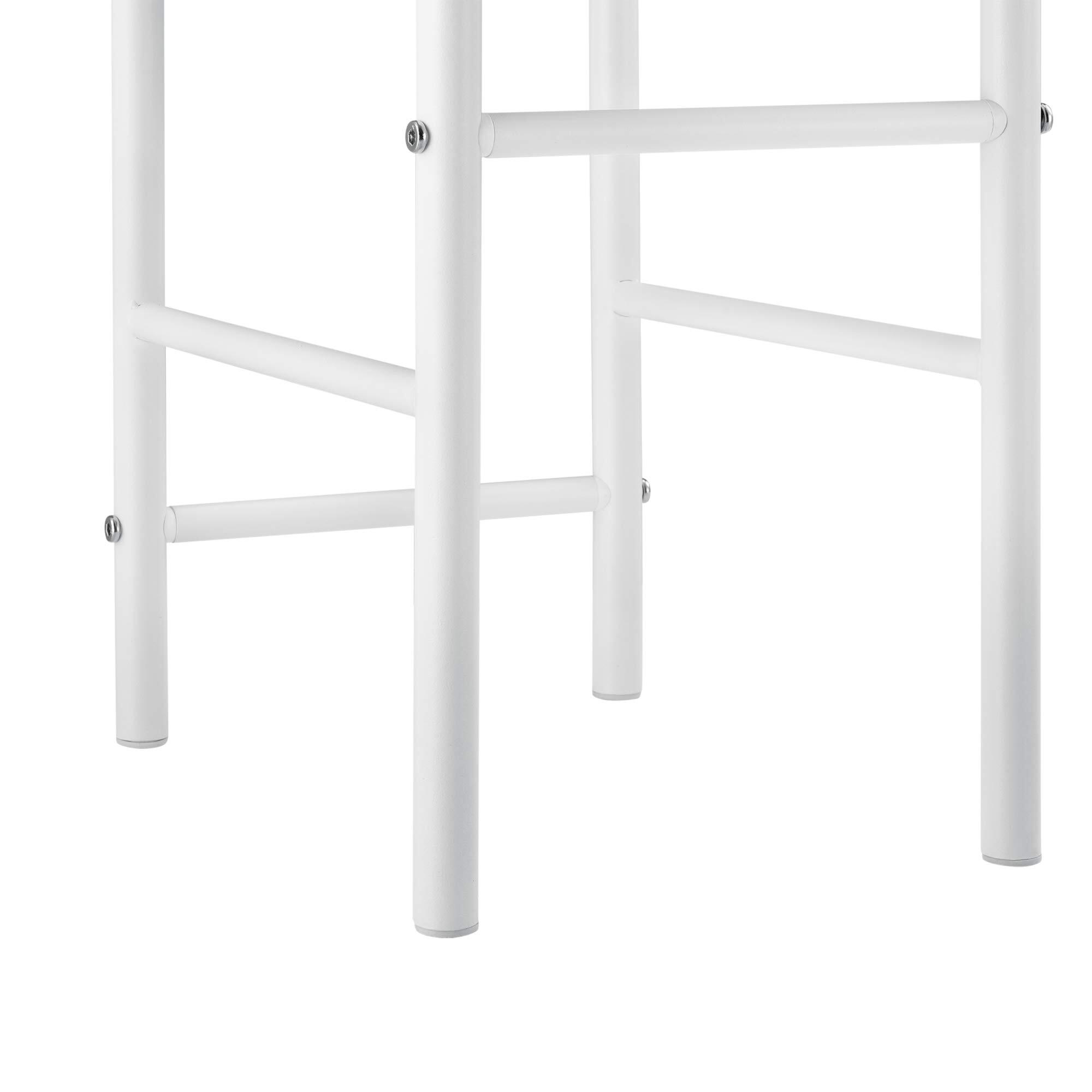 Herrendiener Stuhl Metall Weiß 5