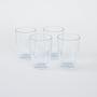 4x Glasses Transparent 3
