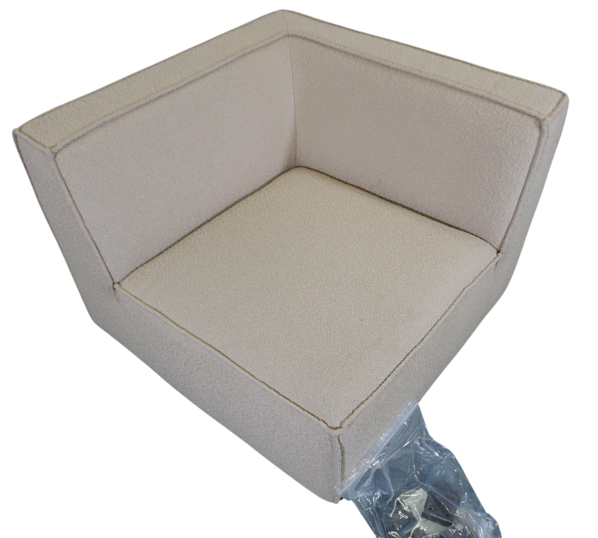 Dane 1-Sitzer Eckmodul Links Danny Cream 8