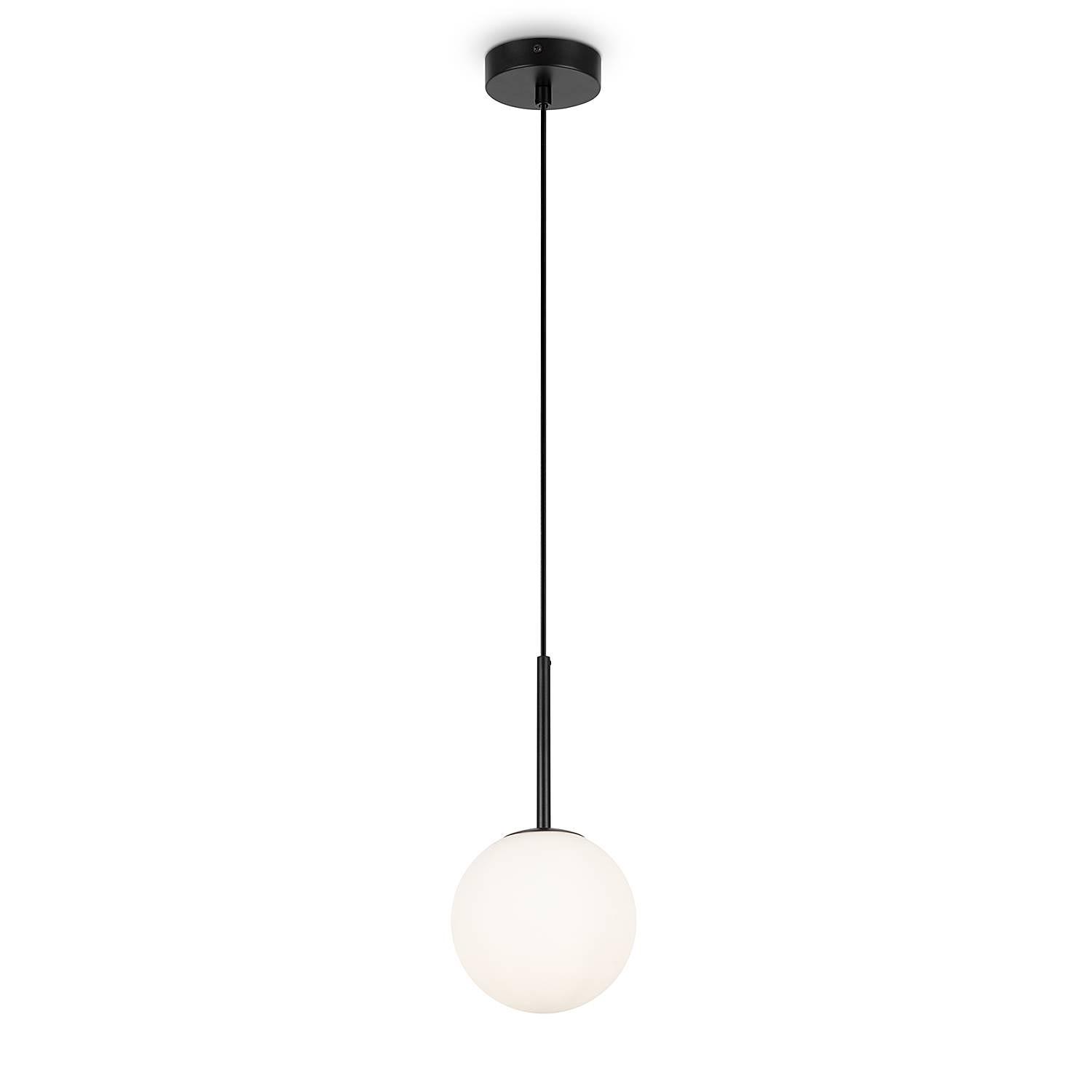 Pendelleuchte Basicform Typ J Milchglas Mischmetall 4