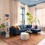 Nelson Sofa Récamiere Rechts Planet Legion Blue 3