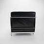 Le Corbusier LC2 Sessel Chrom Leder Schwarz 2