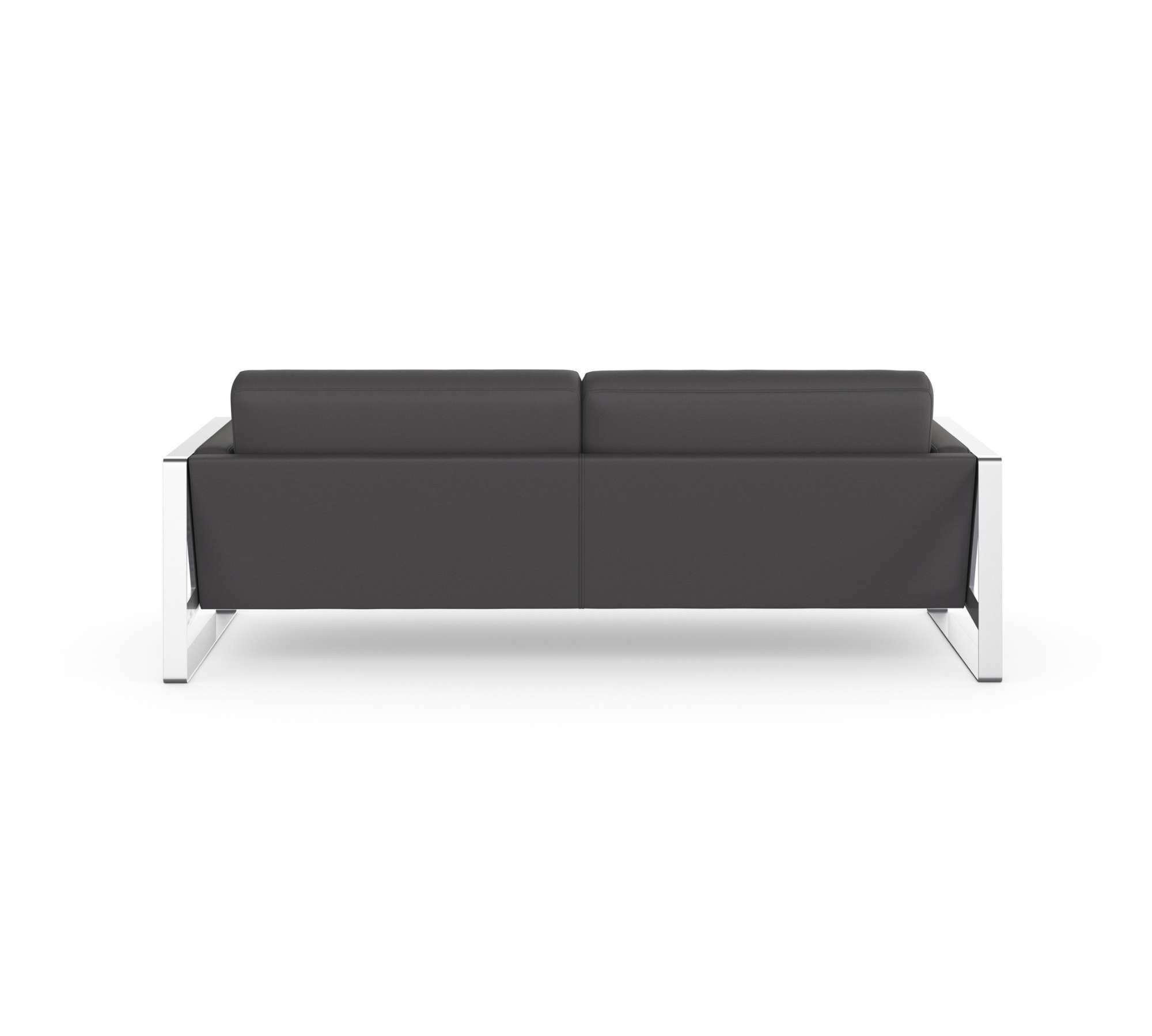 Frame Sofa 3-Sitzer Leder Grau 3