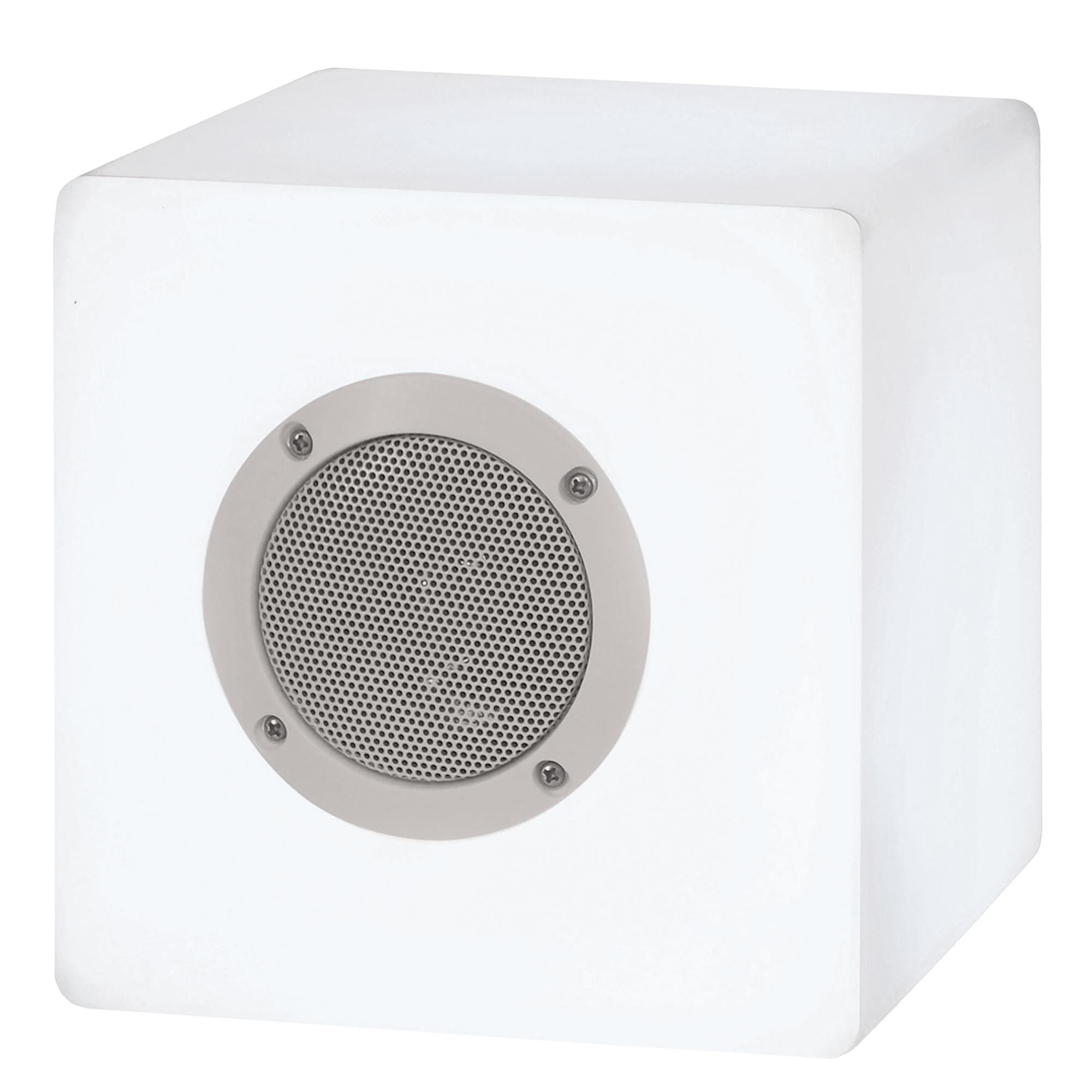LED-/Bluetooth Würfel Cube Weiß 0