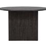 Björholmen Dining table FSC Black ⌀120cm 3