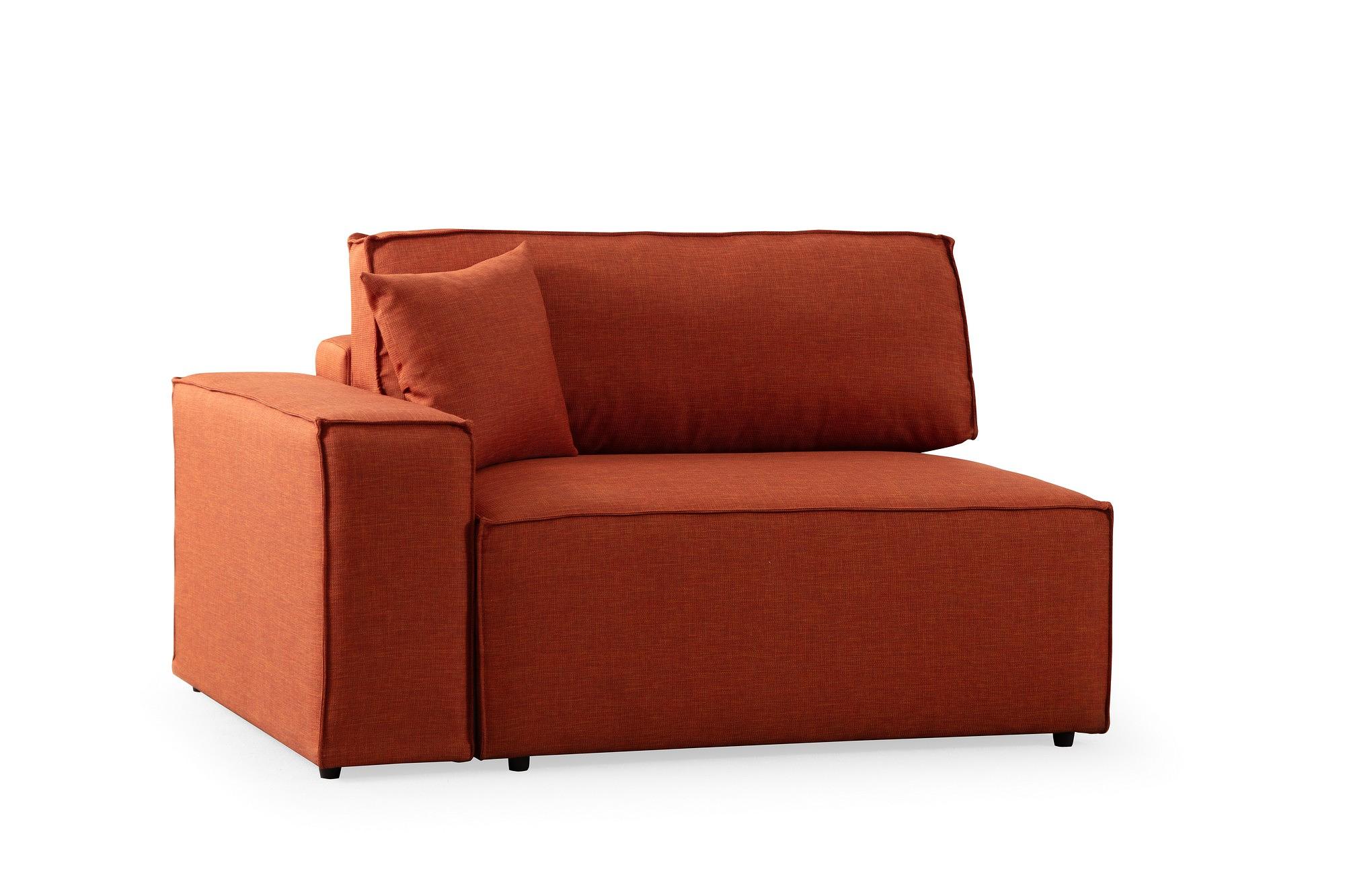 Pırlo Rechts Ecksofa Orange 8