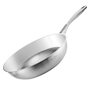 Pfanne Unbeschichtet Edelstahl Silber Ø 28 cm 0