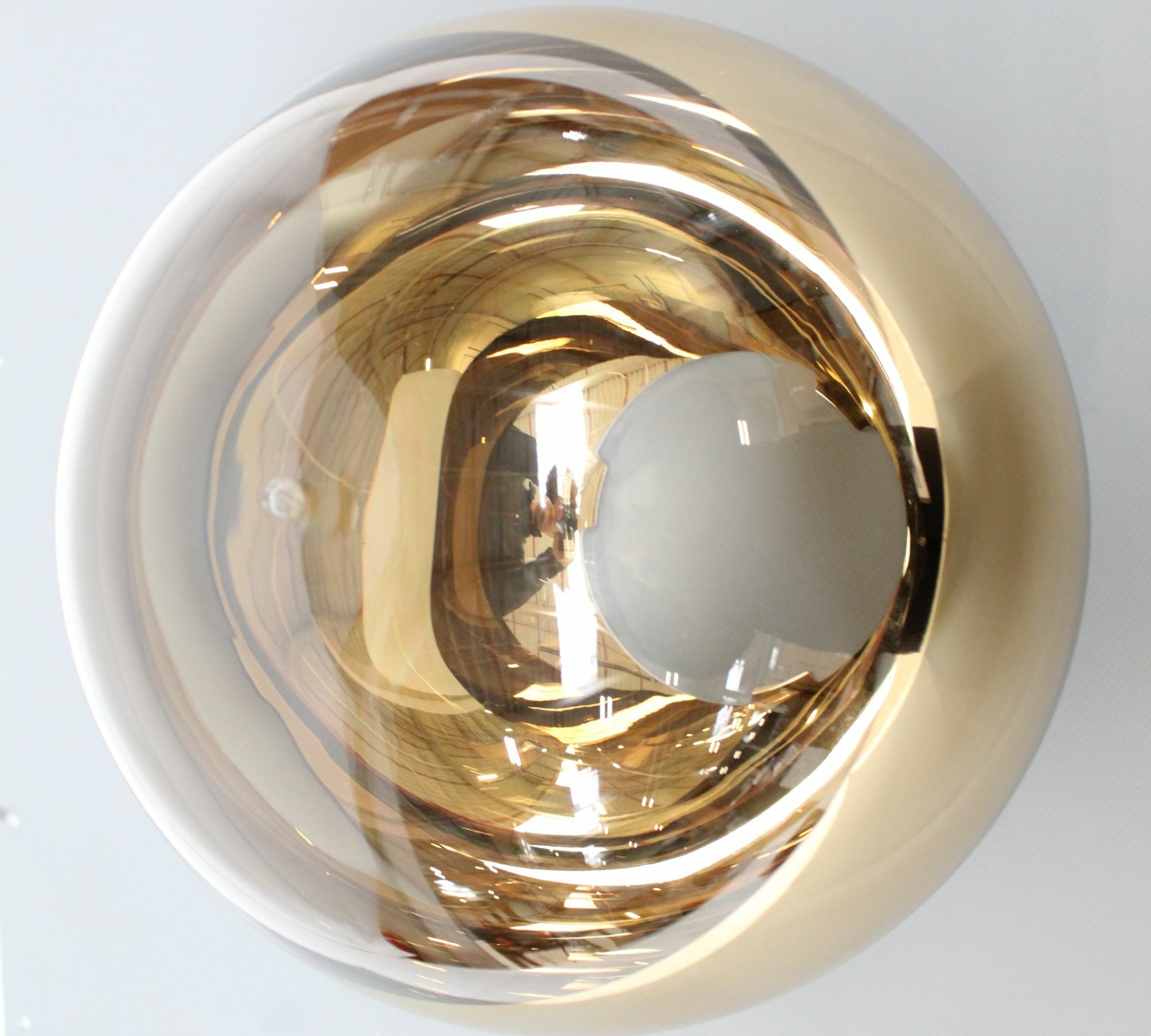 Mirror Ball Pendelleuchte Gold 25cm 2
