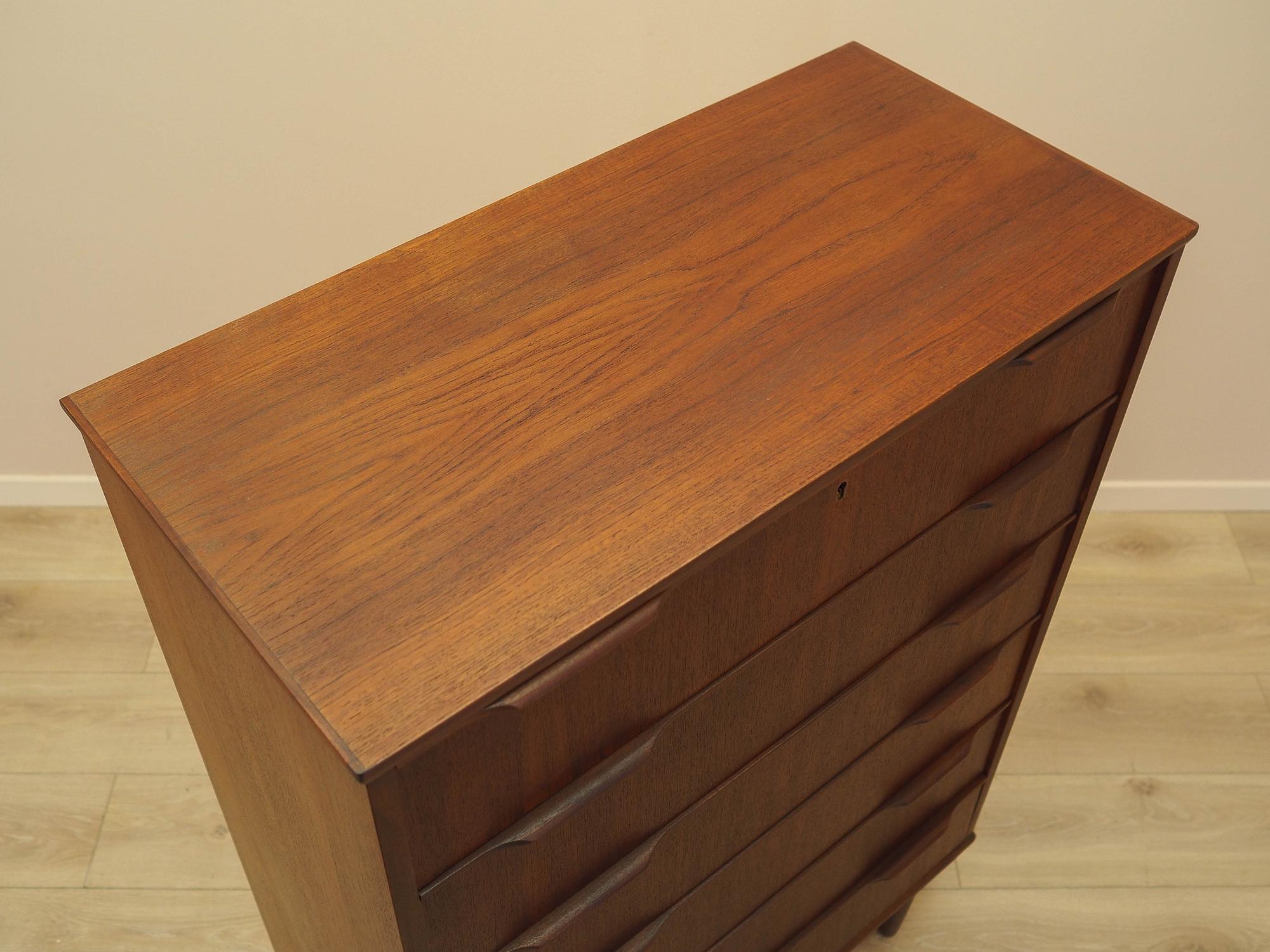 Teak chest of drawers 1970s 5