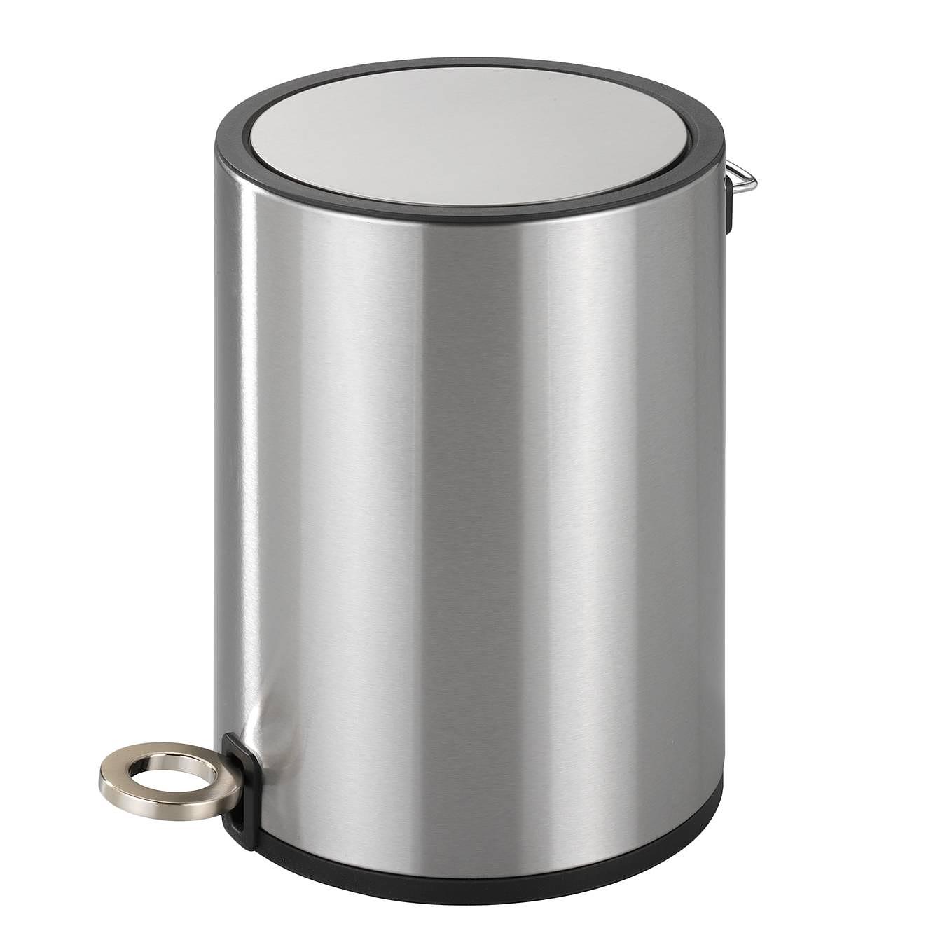 Treteimer Monza Edelstahl Silber 2