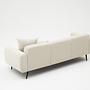 Side Sofa 3-Sitzer Creme 3
