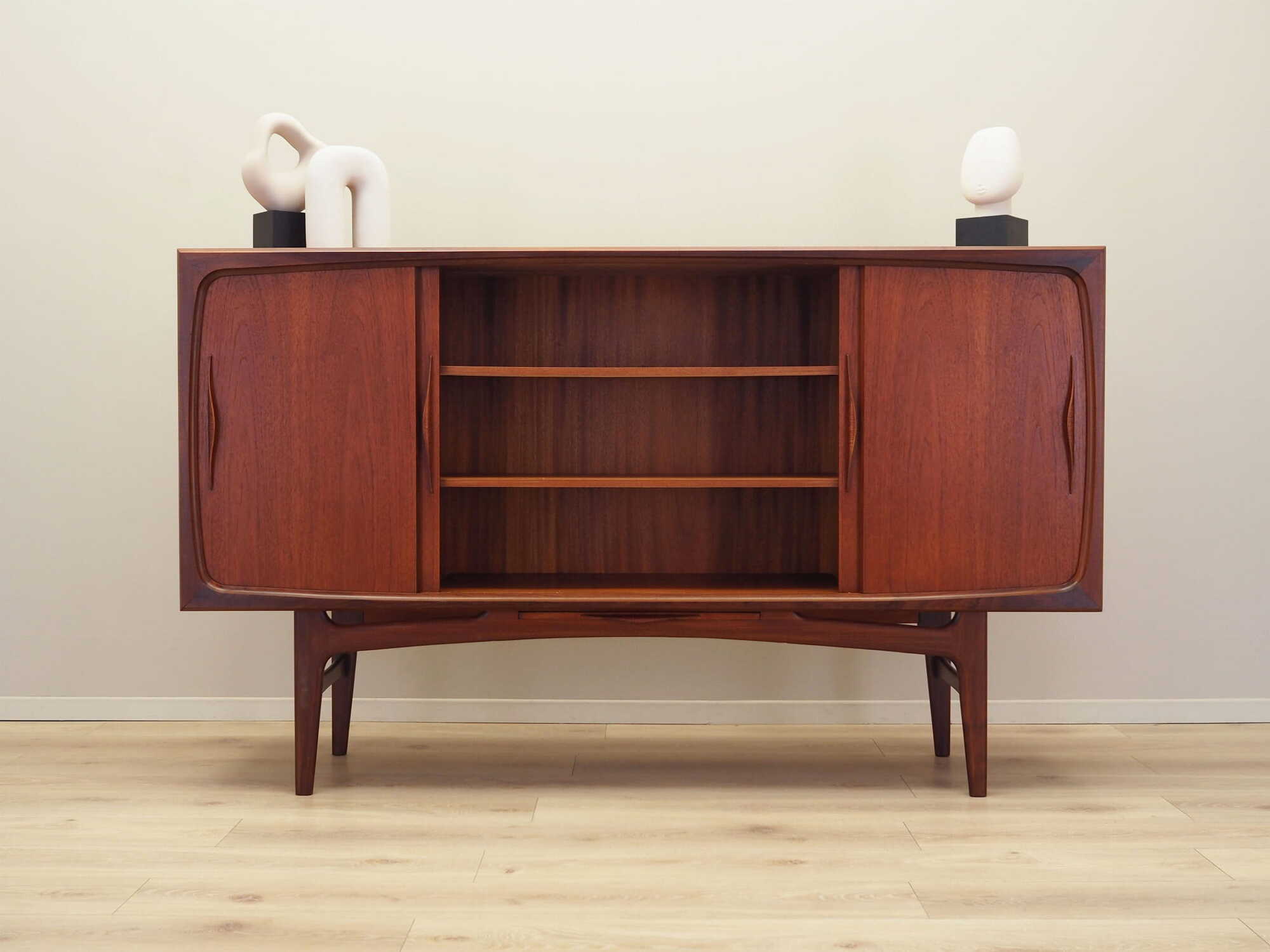 Teak highboard, Danish design, 1970s, production: Denmark 1