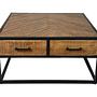 Verona Couchtisch Mangoholz Metall 0