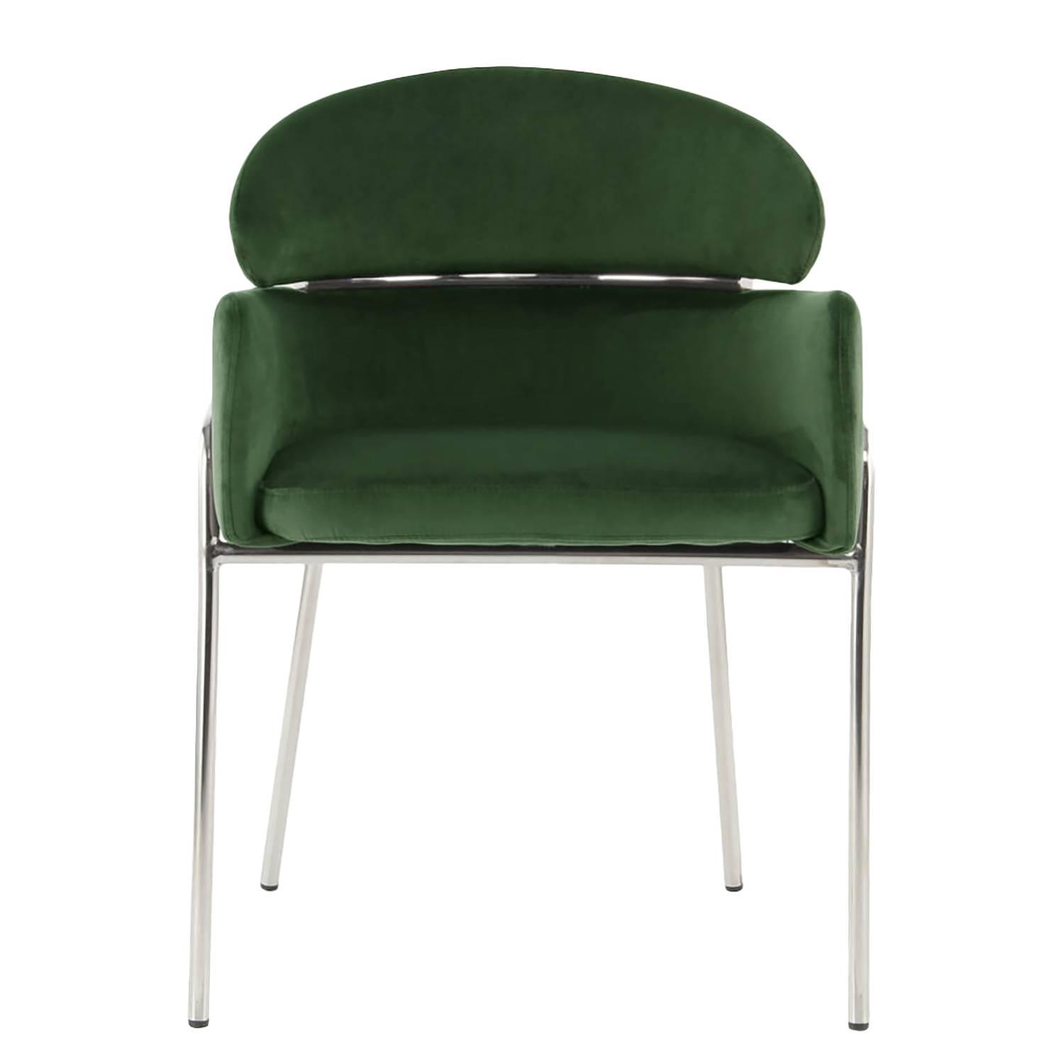 Armchair Elva Silver Green 3