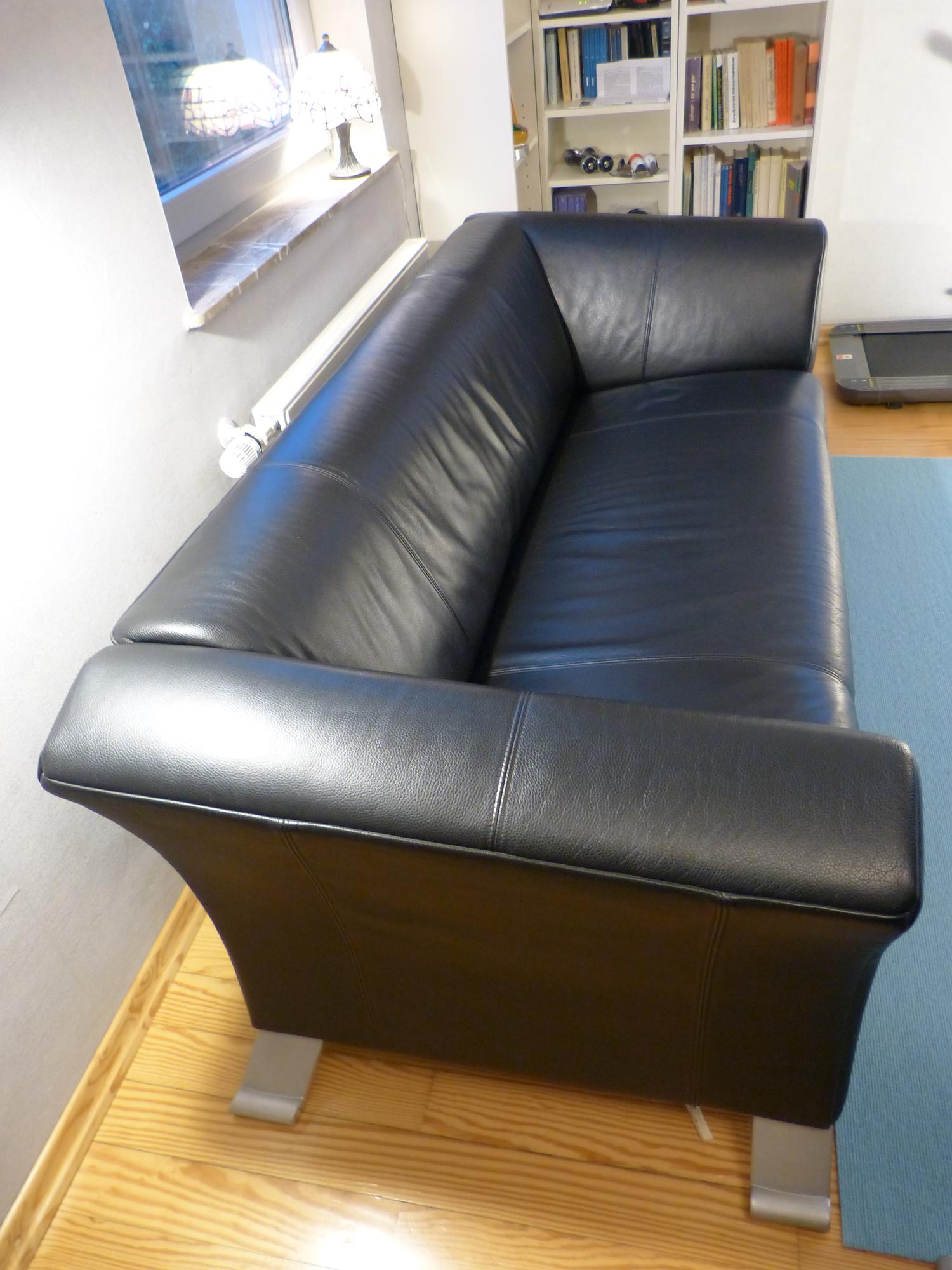 322 Sofa Aluminium Holz Schwarz 5