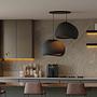 2-Flammig Wabi Sabi Barecasts Pendelleuchte Schwarz 4