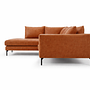 Noa Ecksofa links Soffy Cognac 1