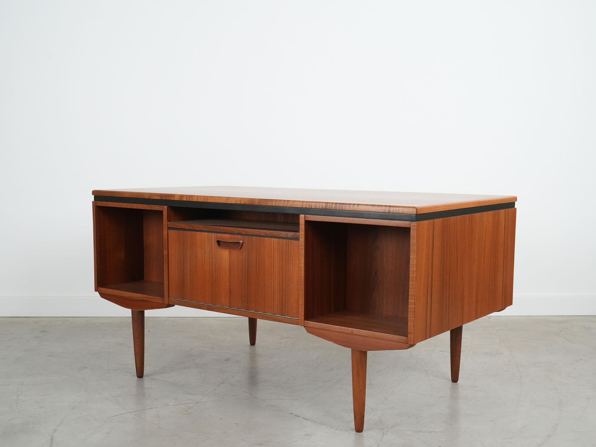 Schreibtisch Teakholz 1960er Jahre 8