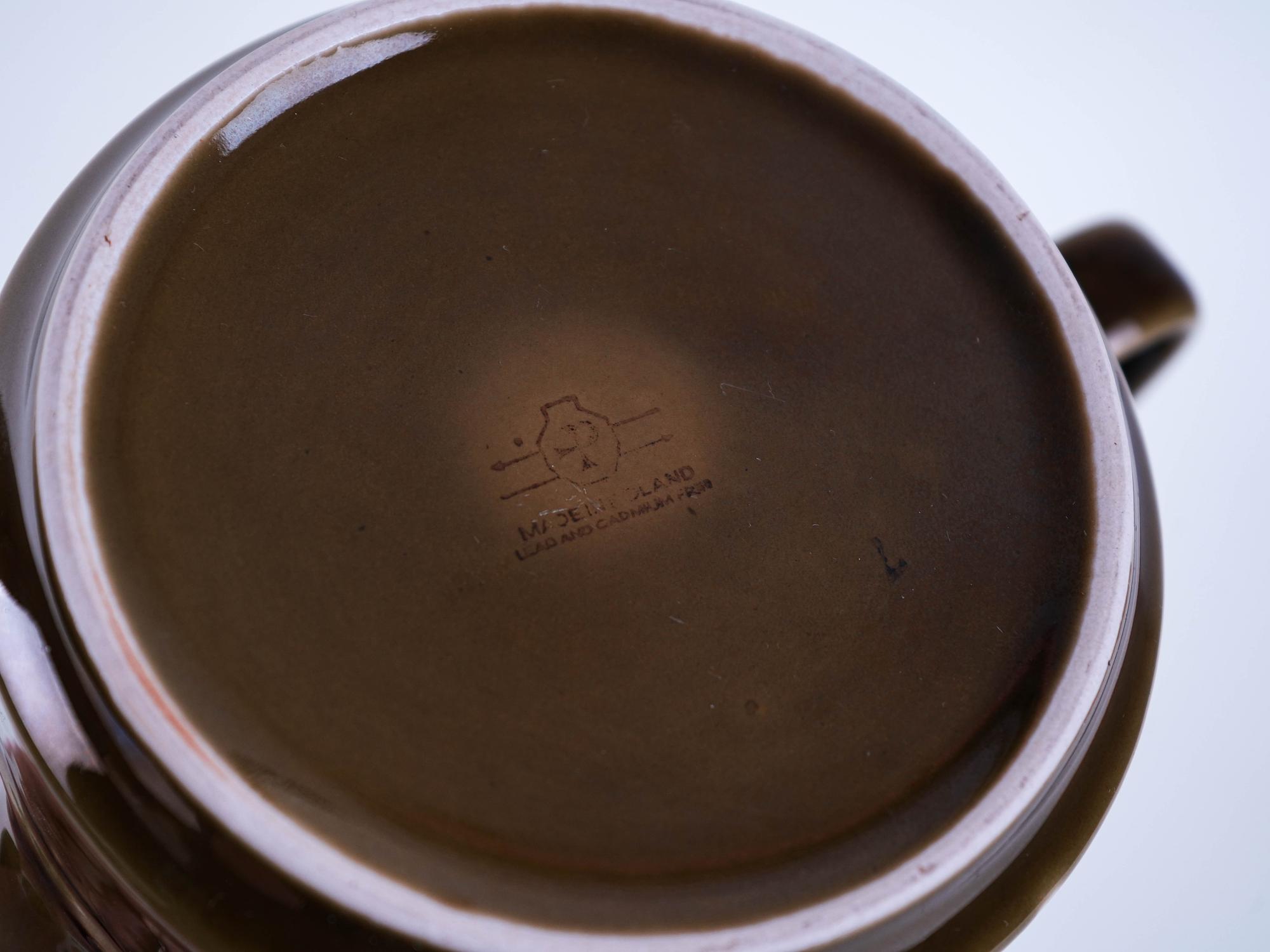Ceramic teapot 1980s made in Poland 7
