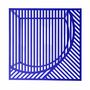 Iso-B Beistelltisch Metall Blau 1
