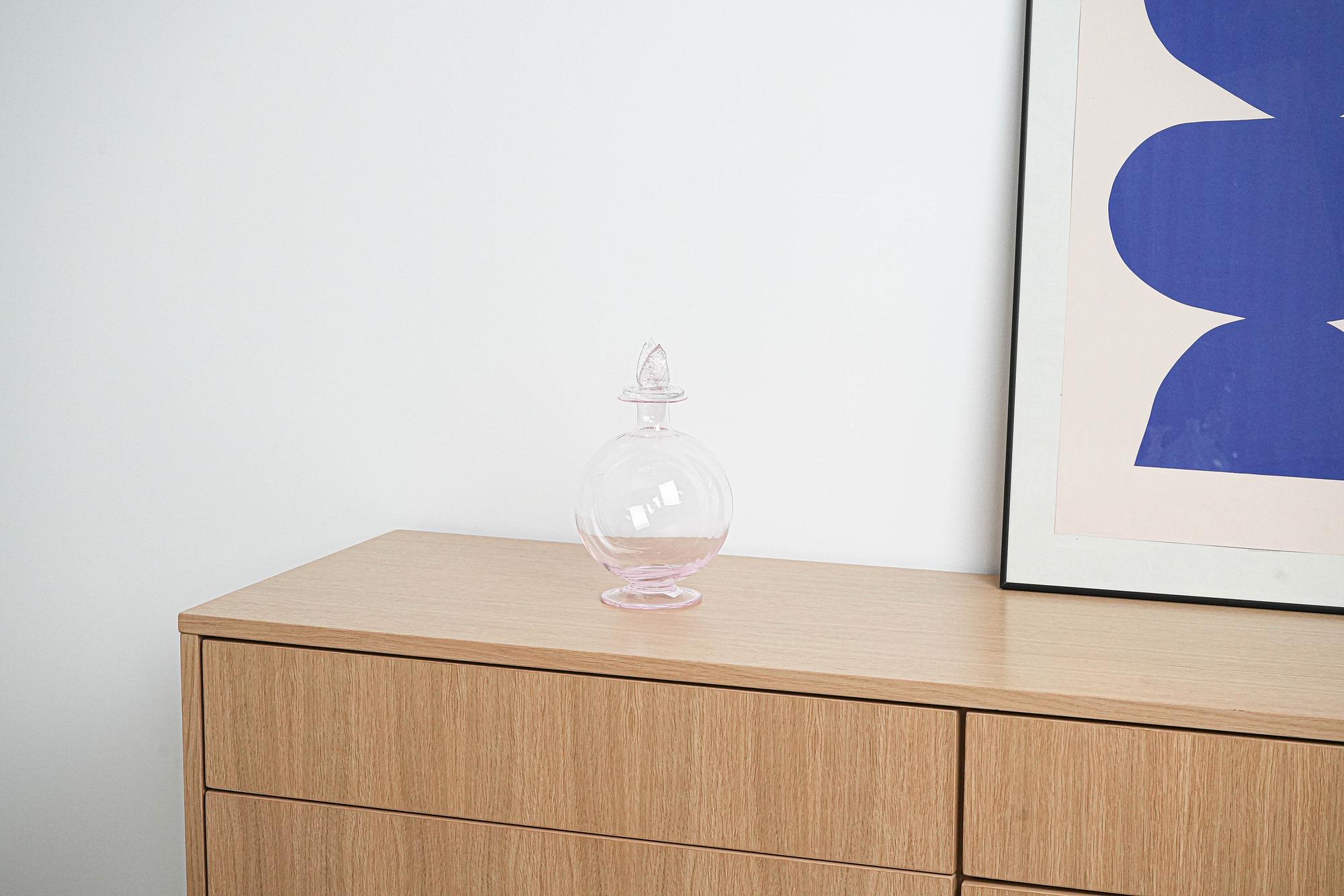 Glass carafe Transparent 1970s 1