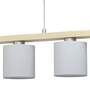 Pendant lamp Castralvo Mixed fabric / Steel 5-light 1
