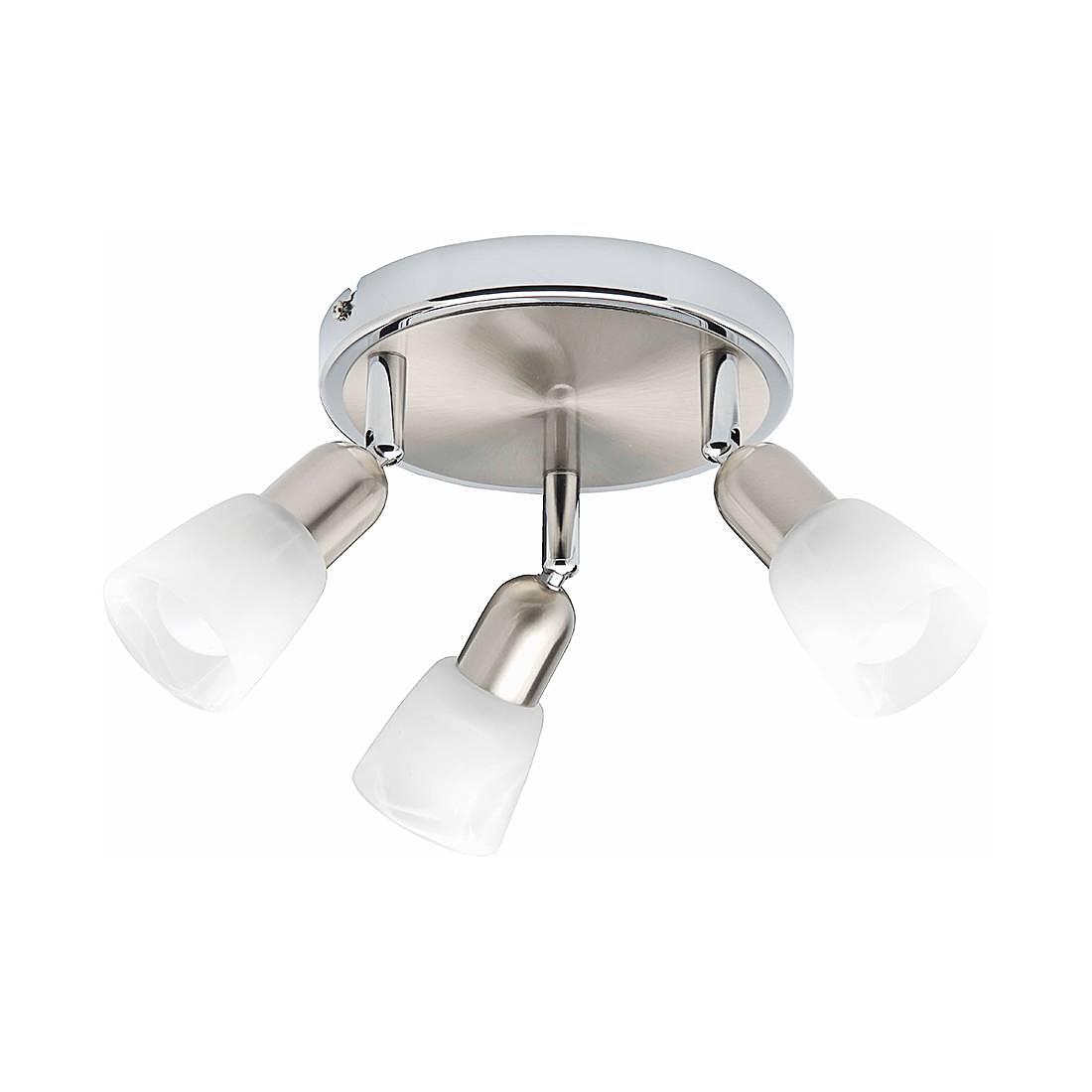 Sally Wandleuchte Metall Glas 3-flammig 0