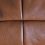 Togo Sofa 3-Sitzer Hochglanzleder Whiskybraun 8