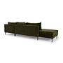 Vivica Schlafsofa Récamiere Rechts Moss Olive 3